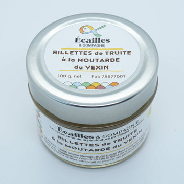 Rillettes de truite  à la moutarde du Vexin